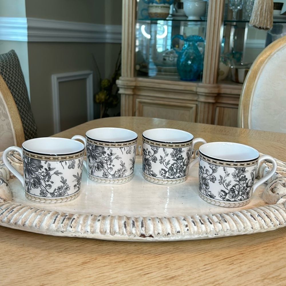 Royal Doulton Provence Noir Flat Cup (4)